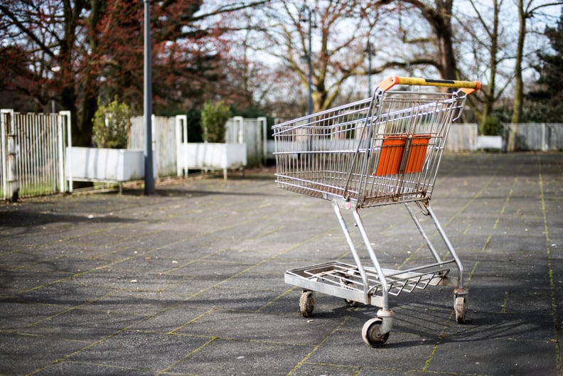 Not returning your shopping cart.