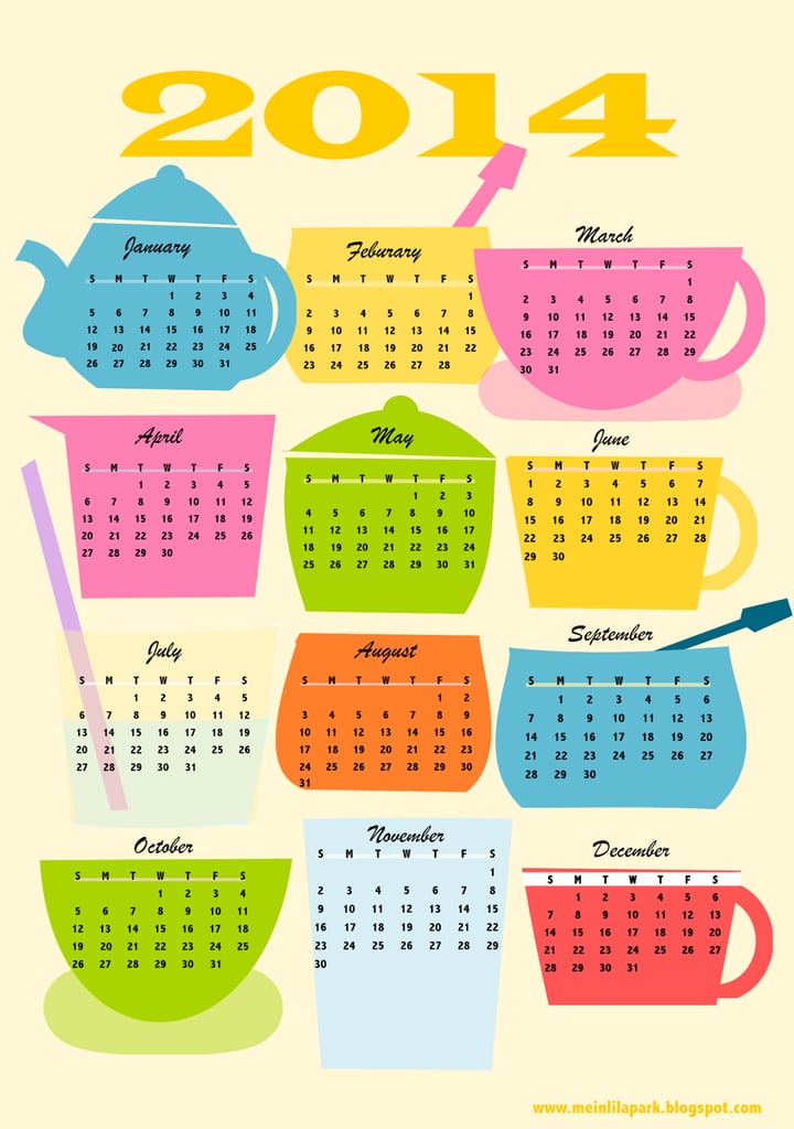 Coffee Break 2014 Calendar