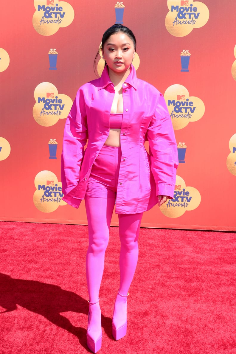 Lana Condor in Valentino at the 2022 MTV Movie & TV Awards