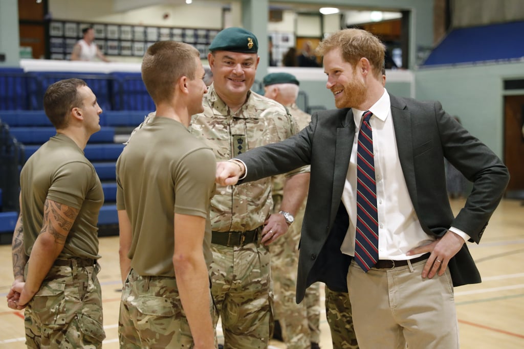 Prince Harry Visits the Royal Marines September 2018