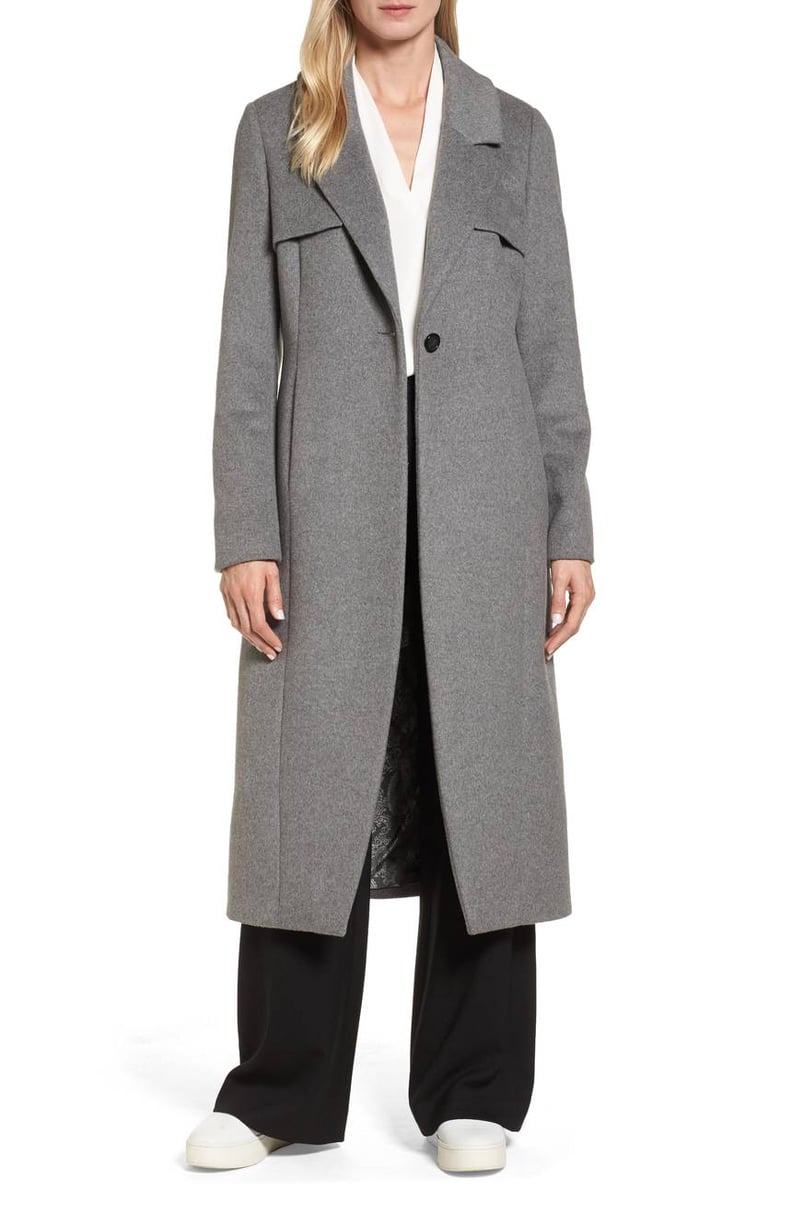 Meghan Markle's Gray Smythe Coat | POPSUGAR Fashion