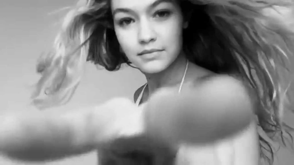 Gigi Hadid in the Love Advent Calendar