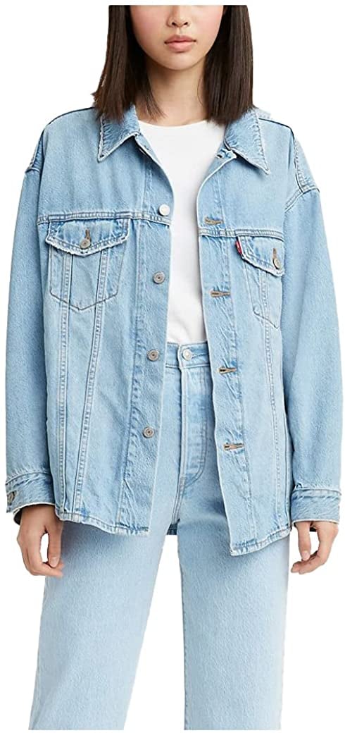 A Casual Denim Jacket: Levi's Premium Shacket Trucker Jacket