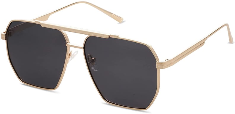 Retro Shades: Sojos Retro Oversized Square Polarized Sunglasses