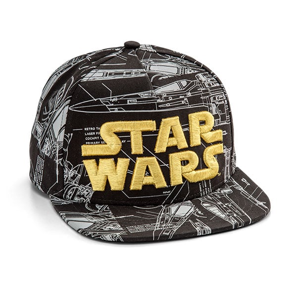 Star Wars X-Wing Blueprint Hat