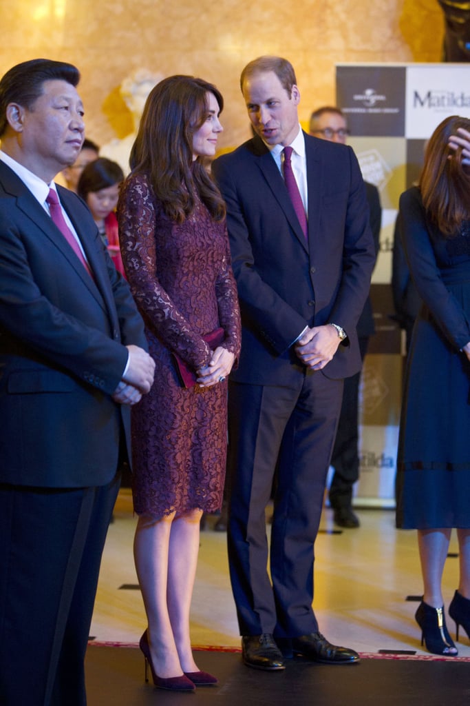 Kate Middleton Prince William Meet With Chinese President