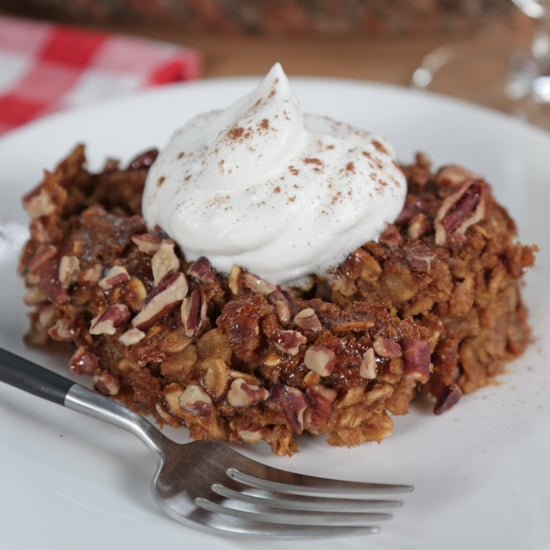 Overnight Pumpkin Pie Baked Oatmeal Recipe
