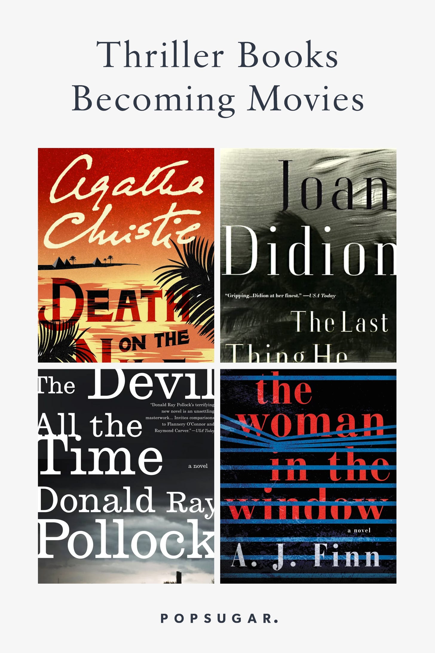 Thriller Books Becoming Movies Popsugar Entertainment