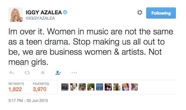 Iggy Azalea's Tweets About Britney Spears