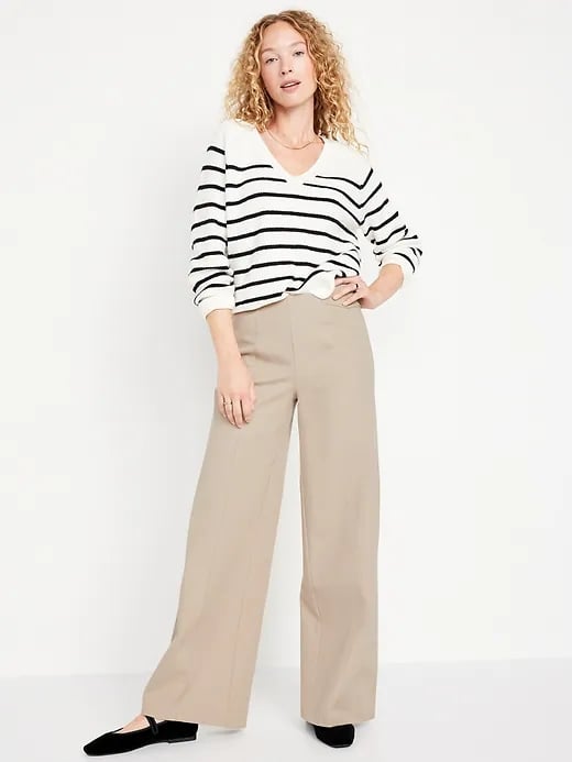 Beige Flare Pants Vintage Bell Bottom Pants Womens Flared Trousers Low Rise  Pants Polyester Pants Office Pants Work Pants Business Pants XS -   Canada