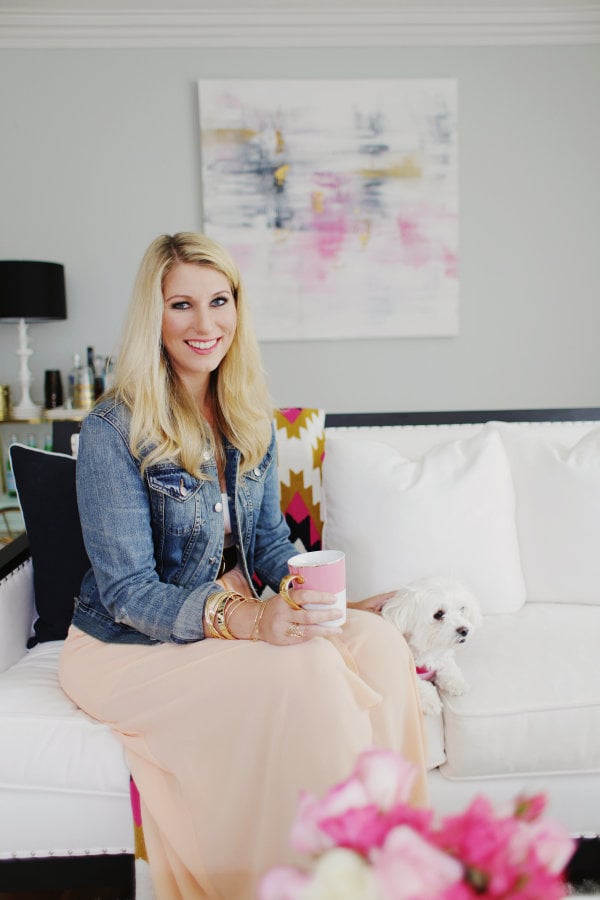 SMP: Tell us a little about Bliss at Home.
Kristin: Bliss at Home is my design blog that shares my personal spaces and style. I love to share our home remodel and room makeovers, entertaining ideas, design and style tips/inspiration, and DIY projects.
SMP: Some words you live by?
Kristin: "Be daring but lovely." This applies to so many things in my life. In design, what this means for me is to take some design risks but always remember the end game is good design and to keep it balanced. Personally, it reminds me to do things out of my comfort zone, but always remember to stay true to what you strive to be.
SMP: Any guilty pleasures?
Kristin: Ummm . . . too many! Bravo Real Housewives (all of them! I know, I know!), pasta — but I don’t get to have it too much anymore, and lipstick — I have ALL the colors.