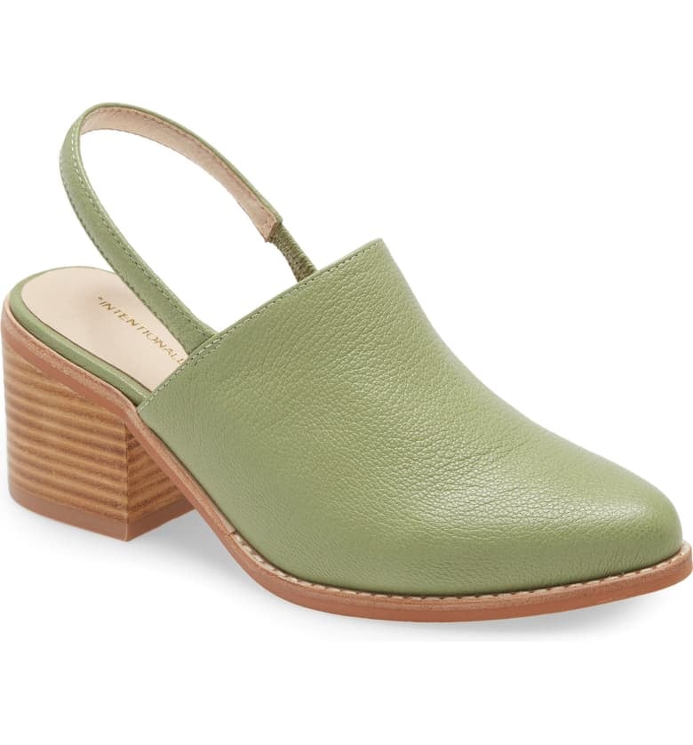 Intentionally Blank Erica Slingback Mules