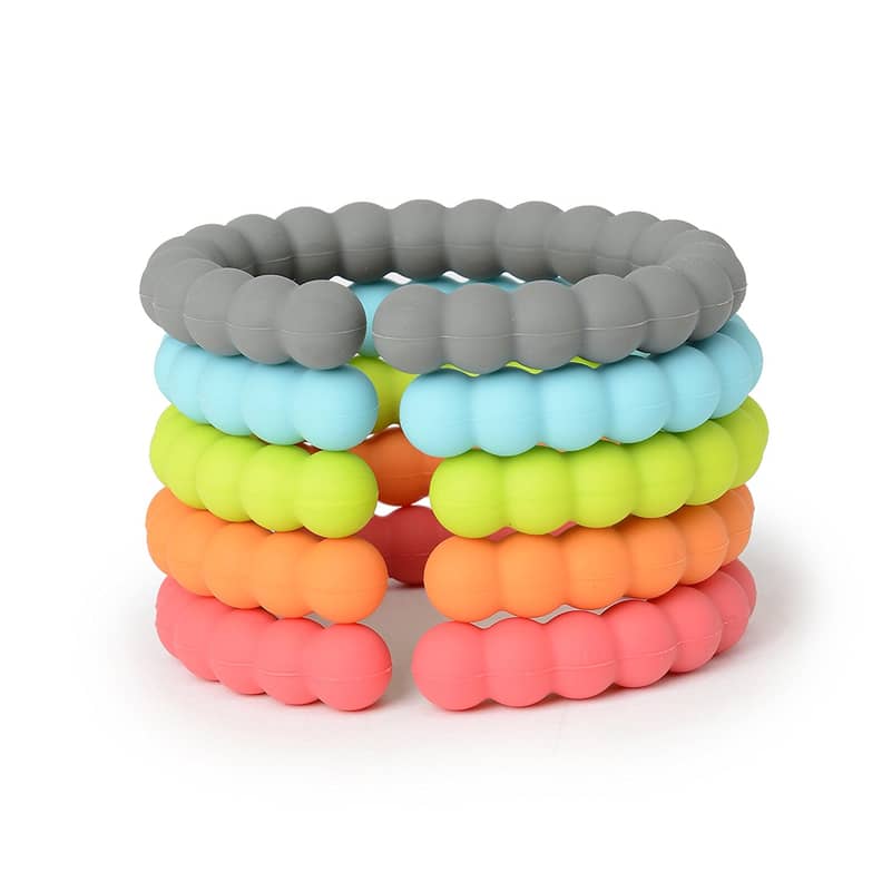 Rainbow OVO Original Egg 6-Set - Natural rubber Pet Toys