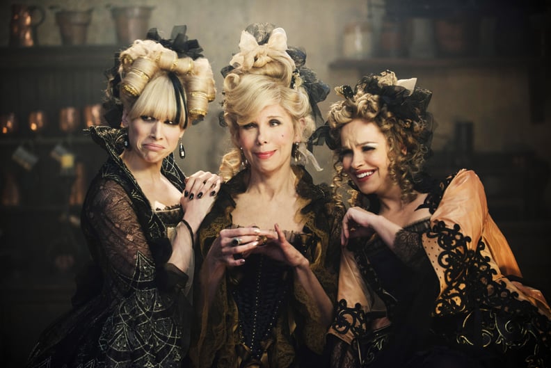 INTO THE WOODS, from left: Lucy Punch, Christine Baranski, Tammy Blanchard, 2014. ph: Peter Mountain/Walt Disney Studios Motion Pictures/Courtesy Everett Collection