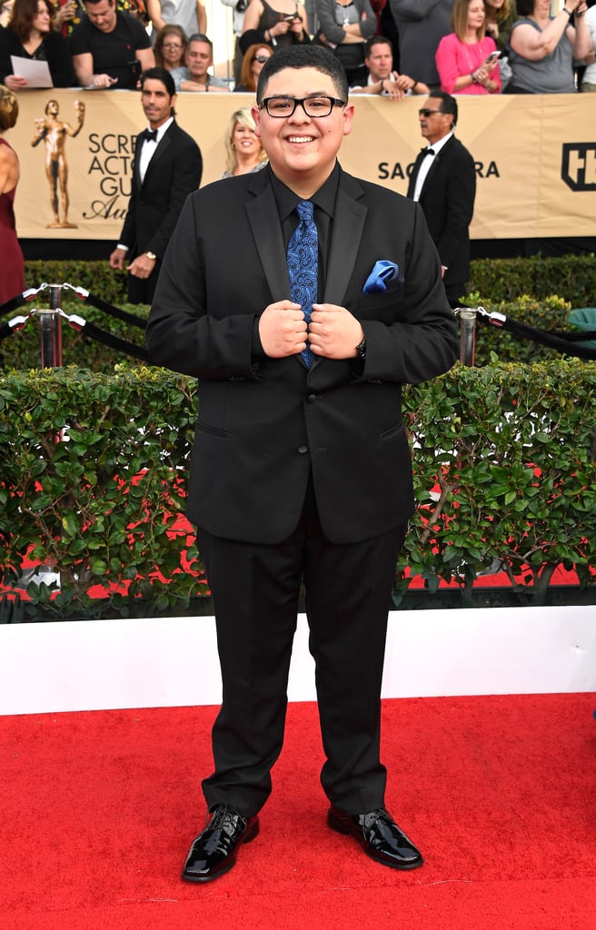 Rico Rodriguez and His Sister at the 2017 SAG Awards