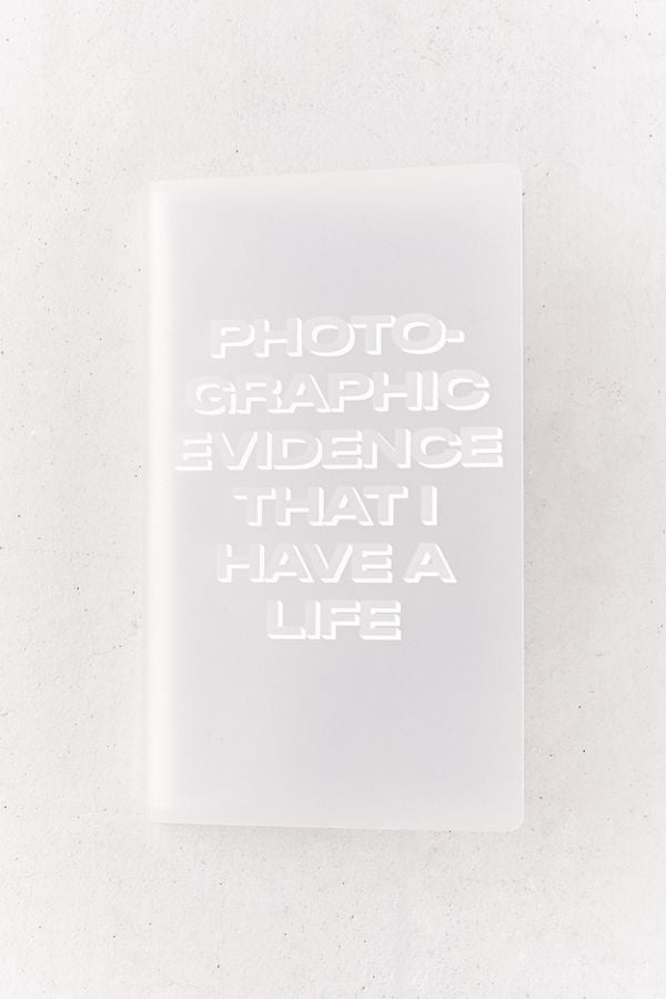 Graphic Print Frosted Instax Mini Photo Album