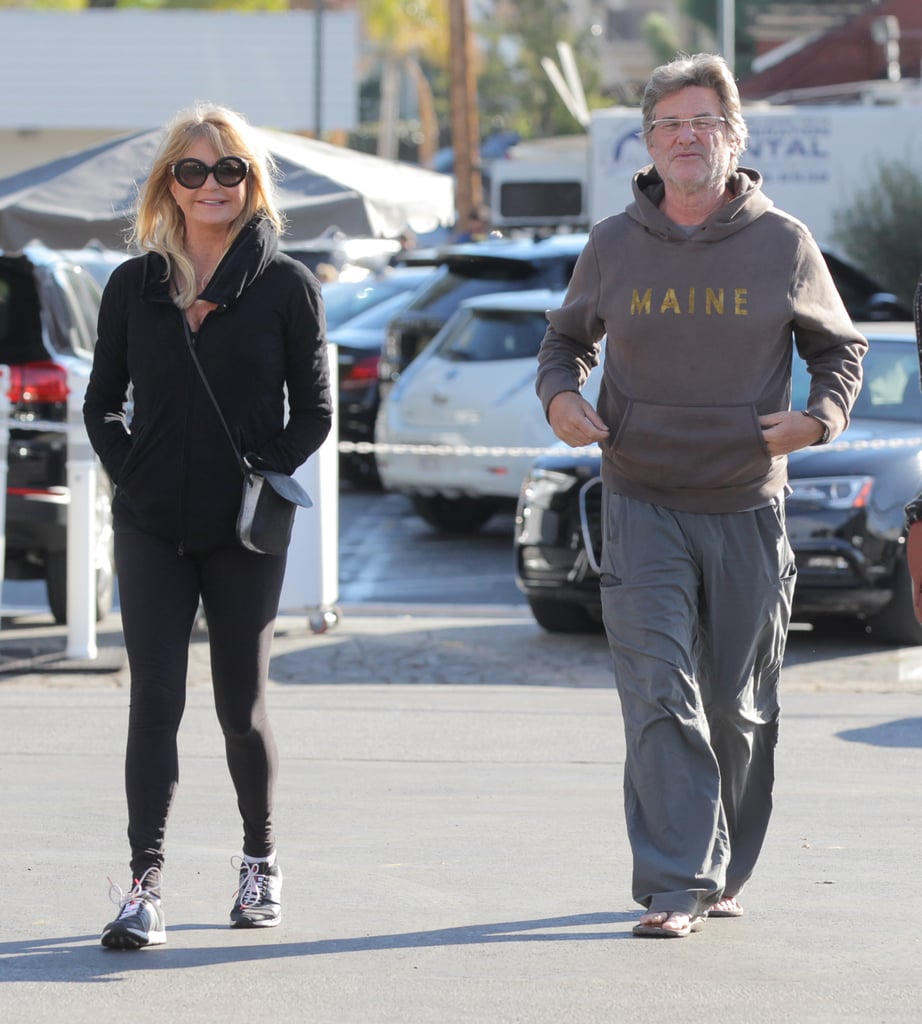 Goldie Hawn and Kurt Russell Out in LA November 2015