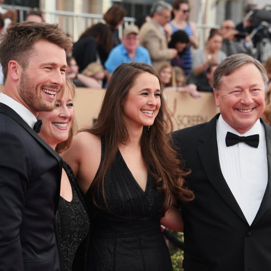 Glen Powell and His Family at the 2017 SAG Awards