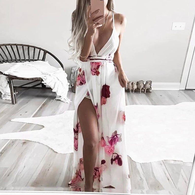 Sunward Boho Floral Dress