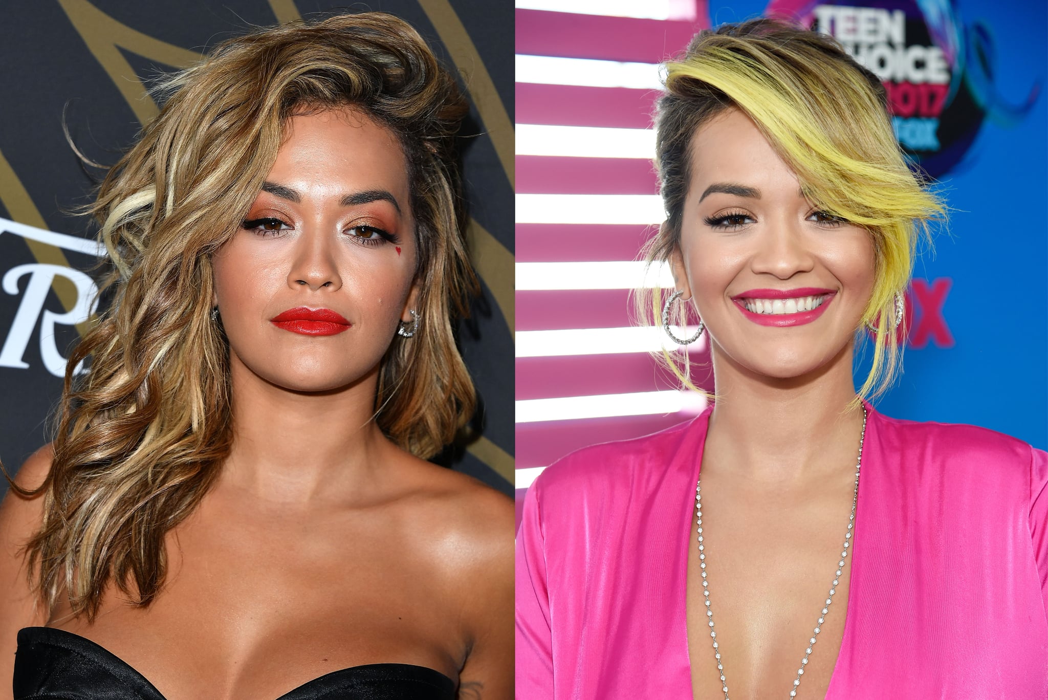Rita Ora Hair and Makeup at the 2017 Teen Choice Awards | POPSUGAR Beauty