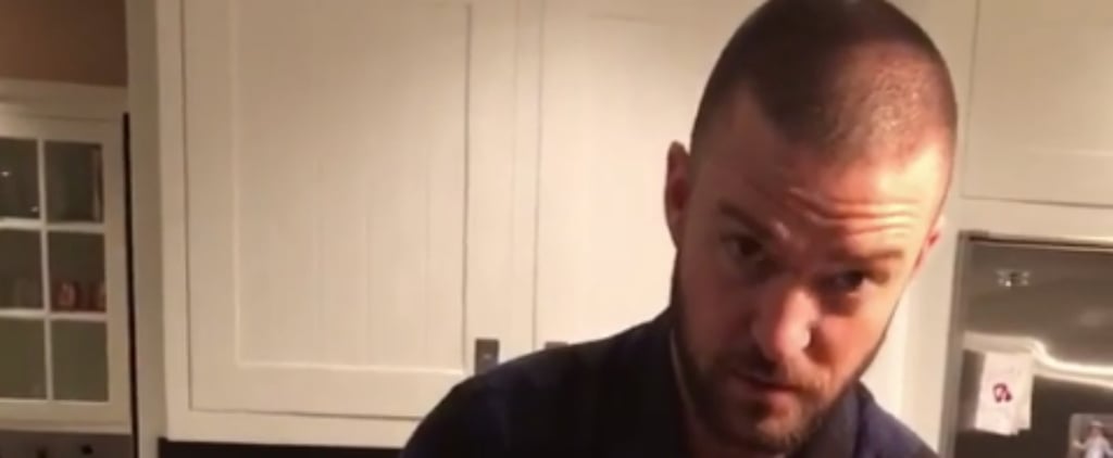 Can We Talk About How Sexy Justin Timberlake Looks Torching Pumpkin Pie?
