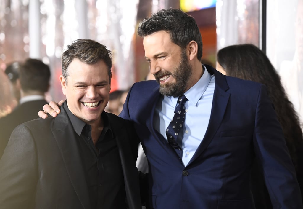 Ben Affleck and Matt Damon at Live by Night Premiere 2017