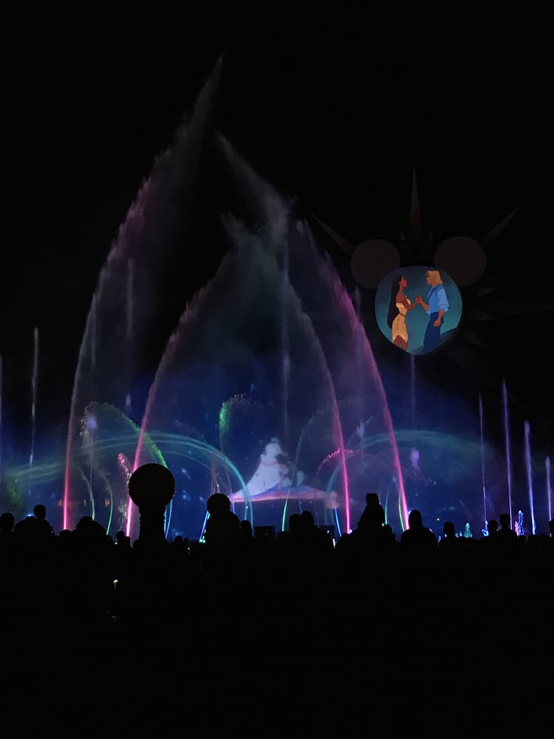 The Display Fuses Holiday Music With Memorable Moments From Disney Films.