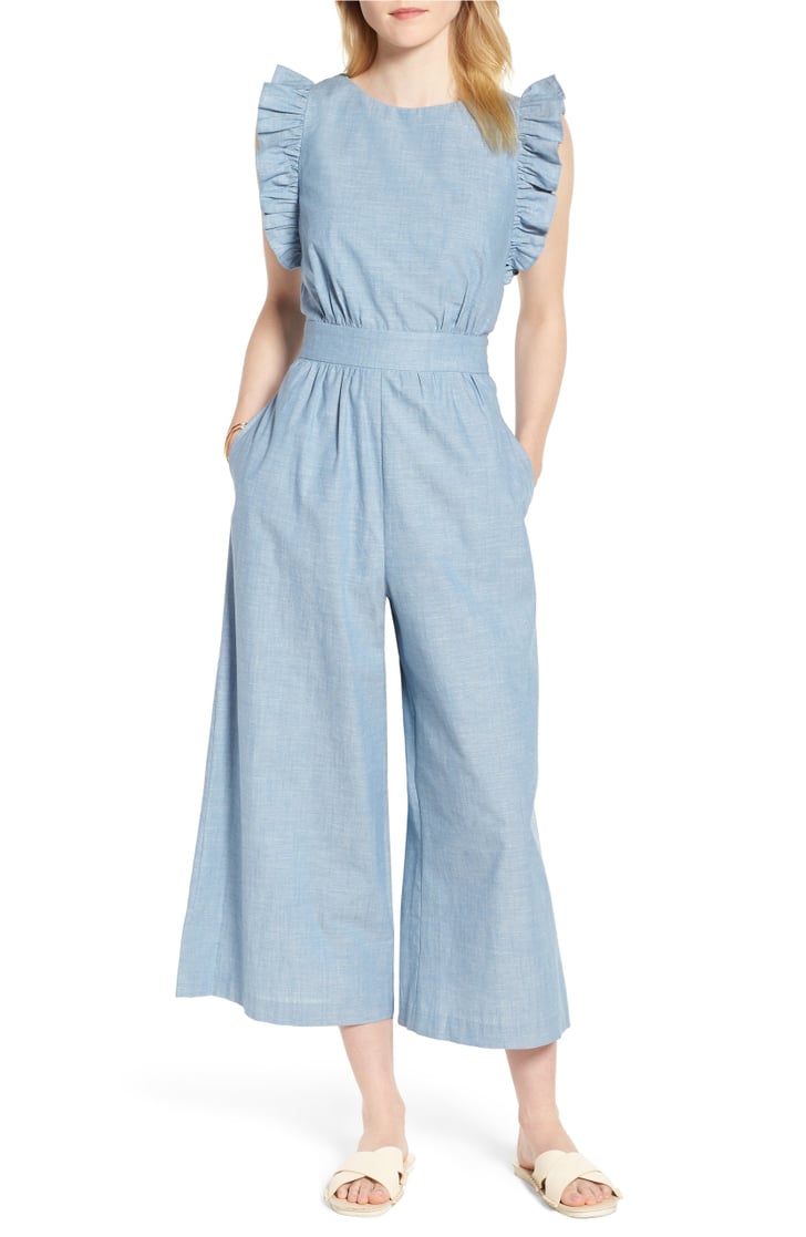 1901 ruffle cheap sleeve jumpsuit