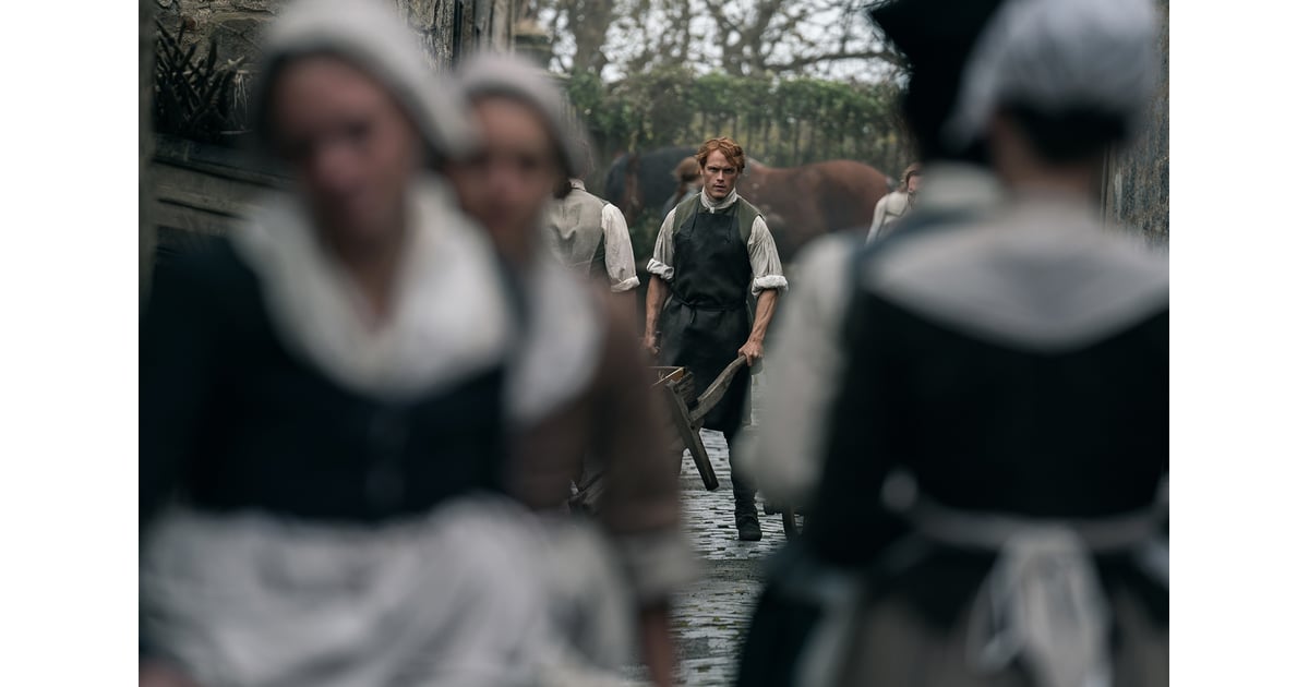 Imagine locking eyes with him across a crowded room . Sam Heughan