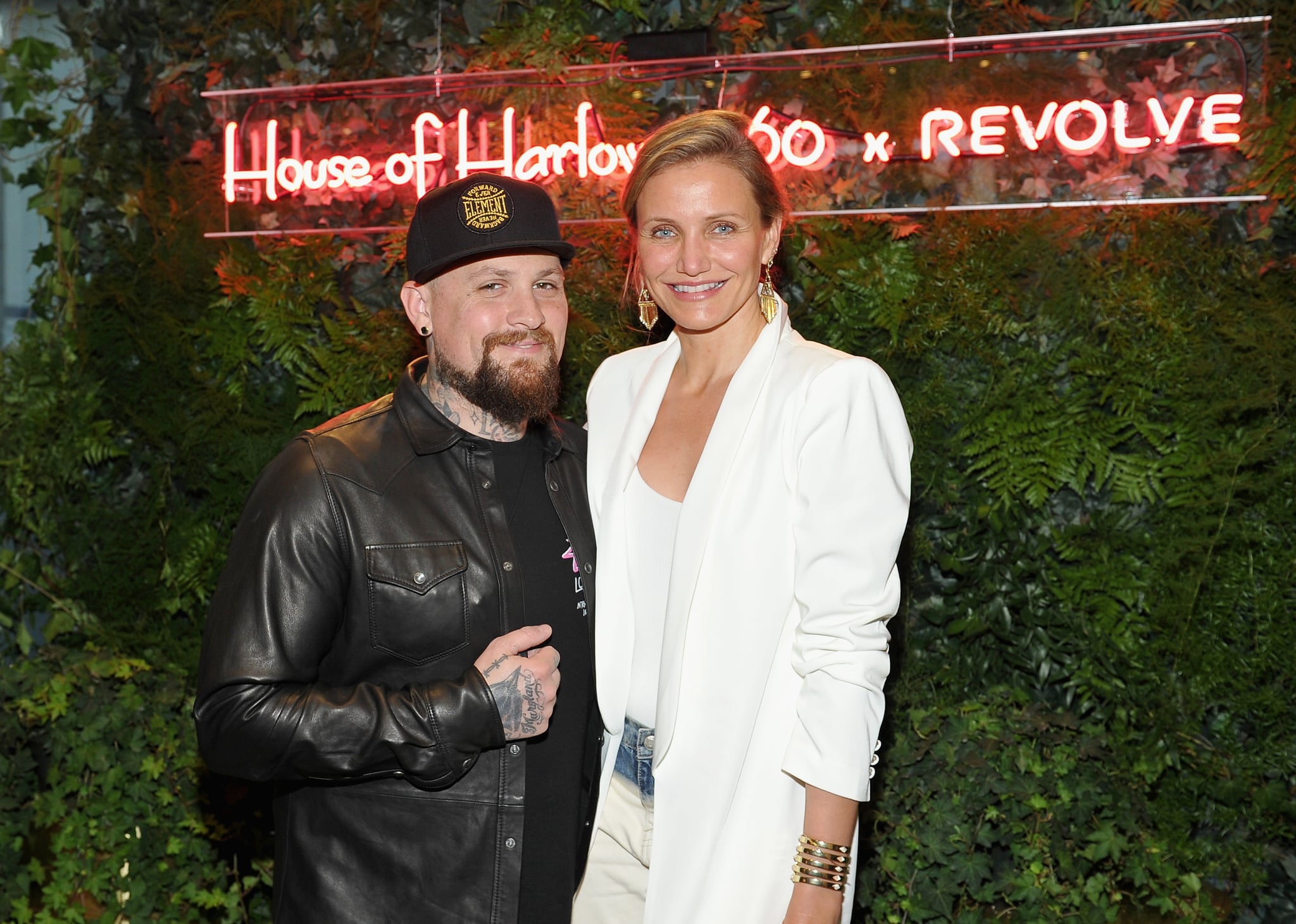 LOS ANGELES, CA - JUNE 02:  Guitarist Benji Madden and actress Cameron Diaz attend House of Harlow 1960 x REVOLVE on June 2, 2016 in Los Angeles, California.  (Photo by Donato Sardella/Getty Images for REVOLVE)