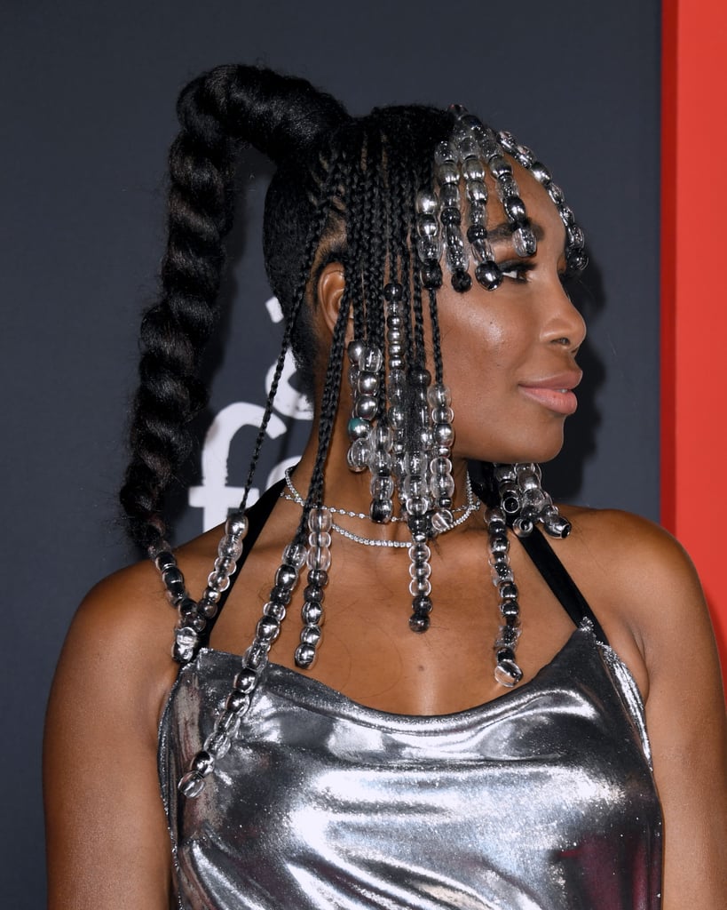 Venus Williams's Beaded Hairstyle at King Richard Premiere