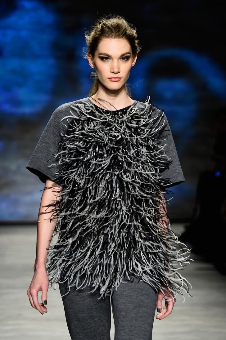 Lela Rose Fall 2015 | Feathers Fall 2015 Fashion Trend | POPSUGAR ...