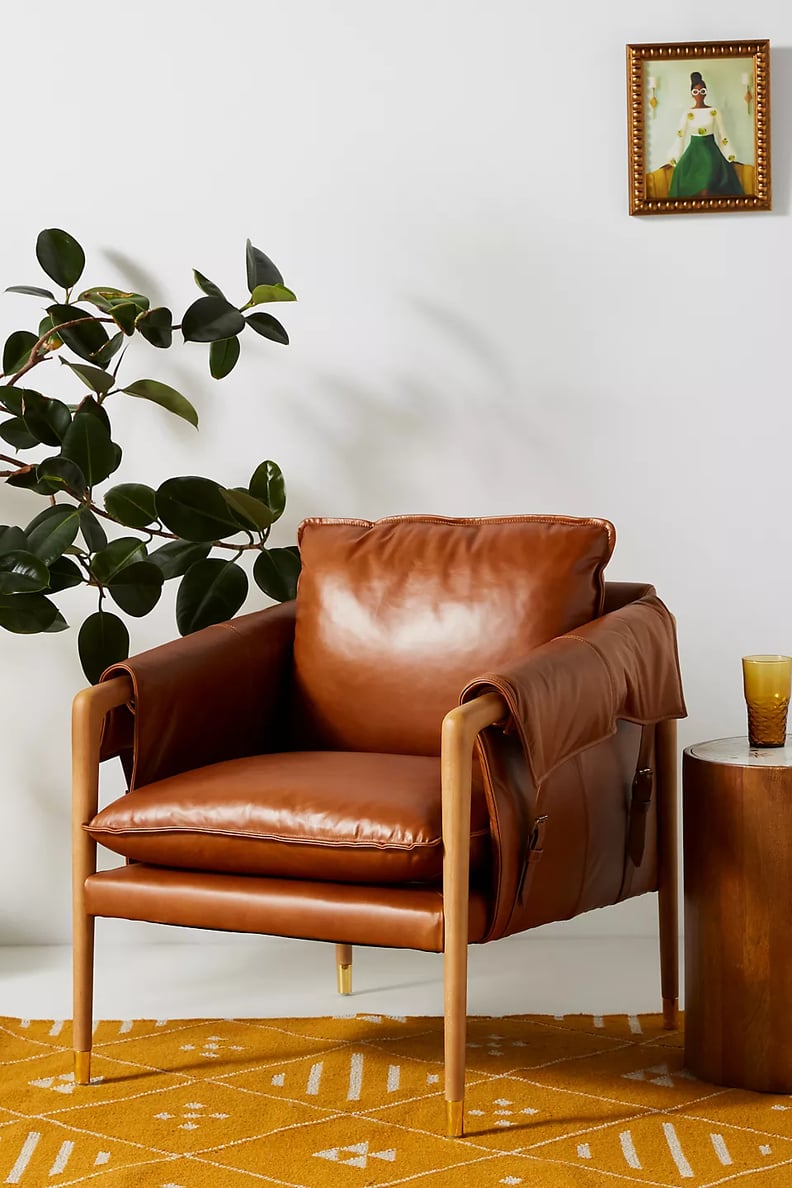 Comfortable leather accent cheap chair