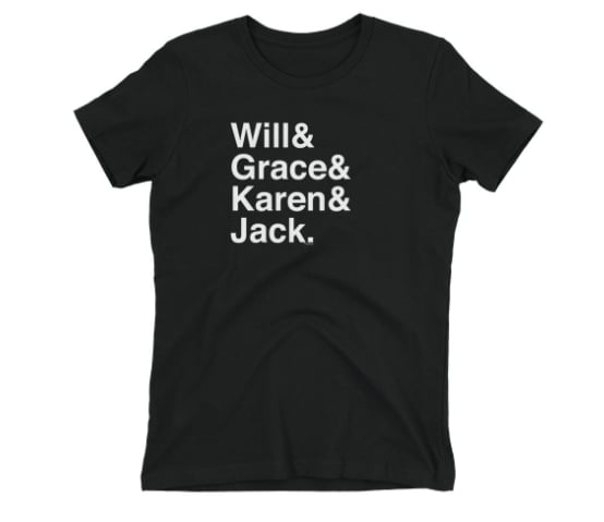 Will & Grace Names T-Shirt