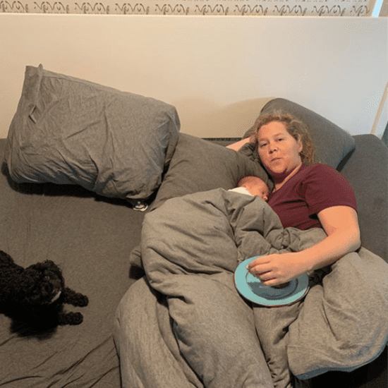 Amy Schumer Snuggles With Gene on Her Birthday