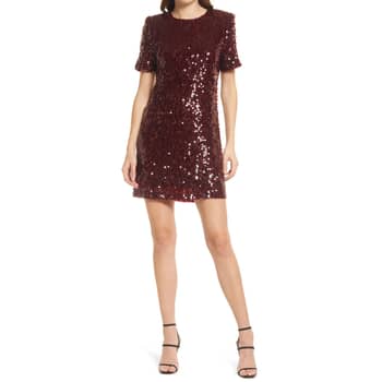 Charles henry tie back shift dress discount