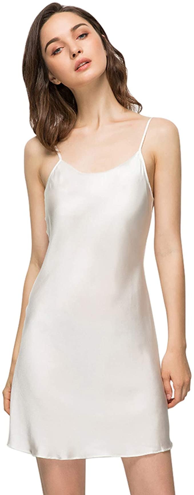 Spaghetti strap slip dress clearance
