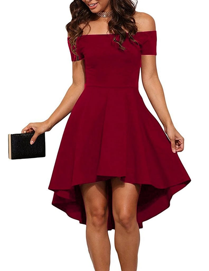 Sarin Mathews Off the Shoulder Cocktail Dress