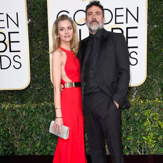 Jeffrey Dean Morgan and Hilarie Burton at 2017 Golden Globes