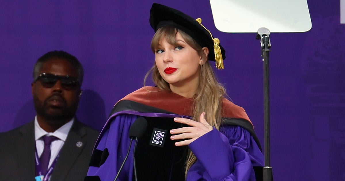 Taylor Swift Wears Leopard Heels to Receive Her NYU Doctorate.jpg