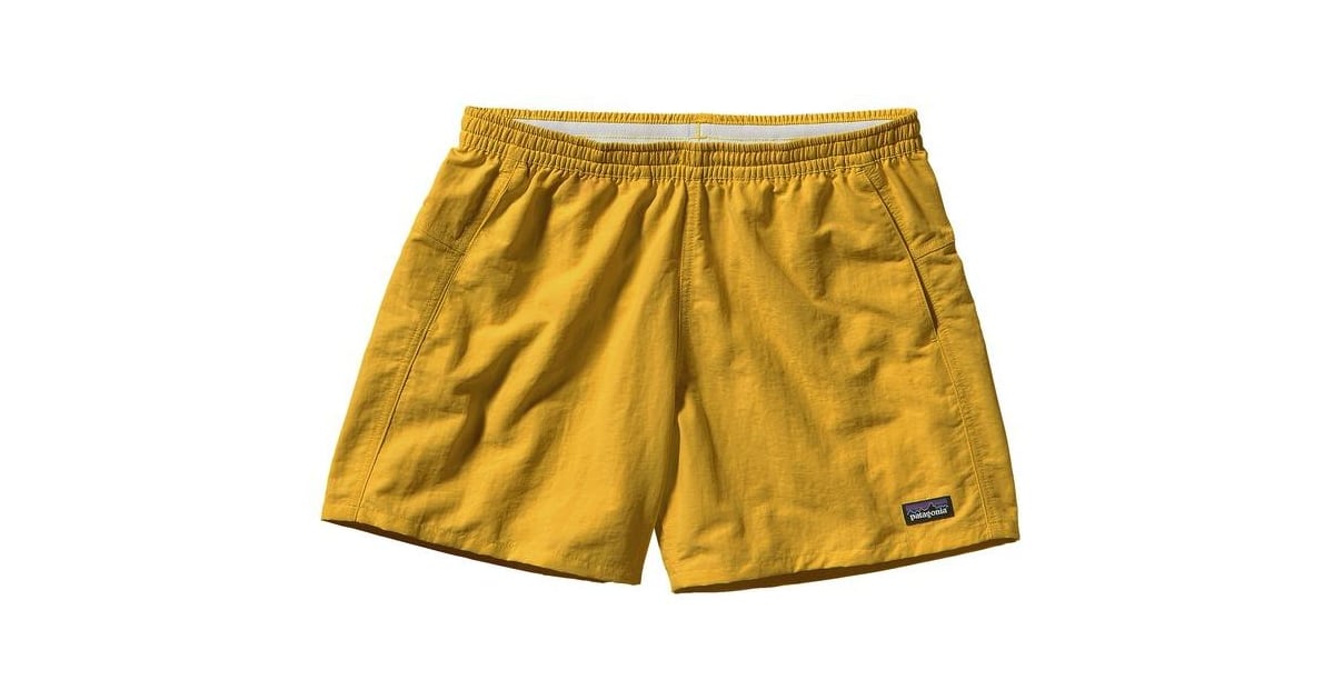 patagonia baggies 5 yellow