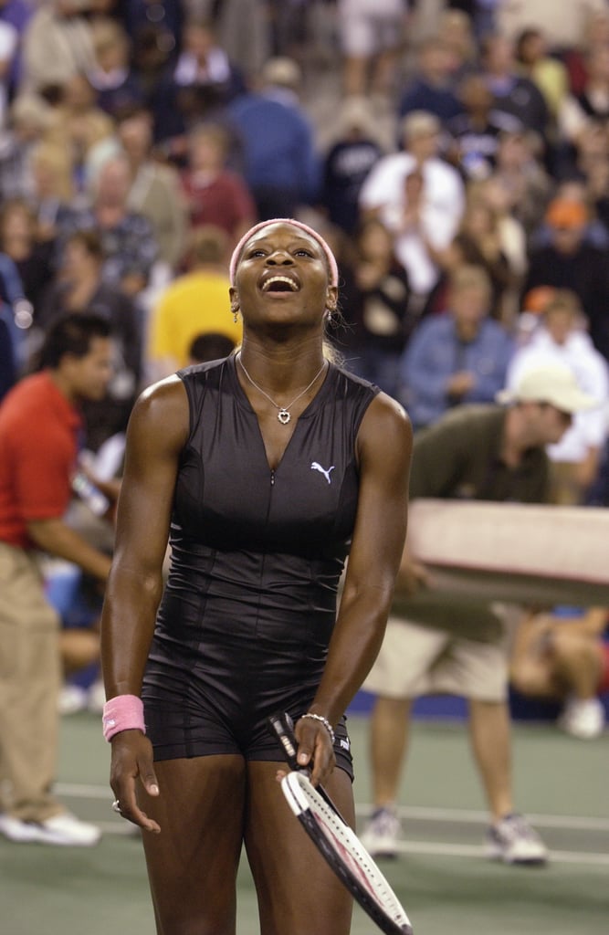 She Wore This Puma Bodysuit at the 2002 US Open