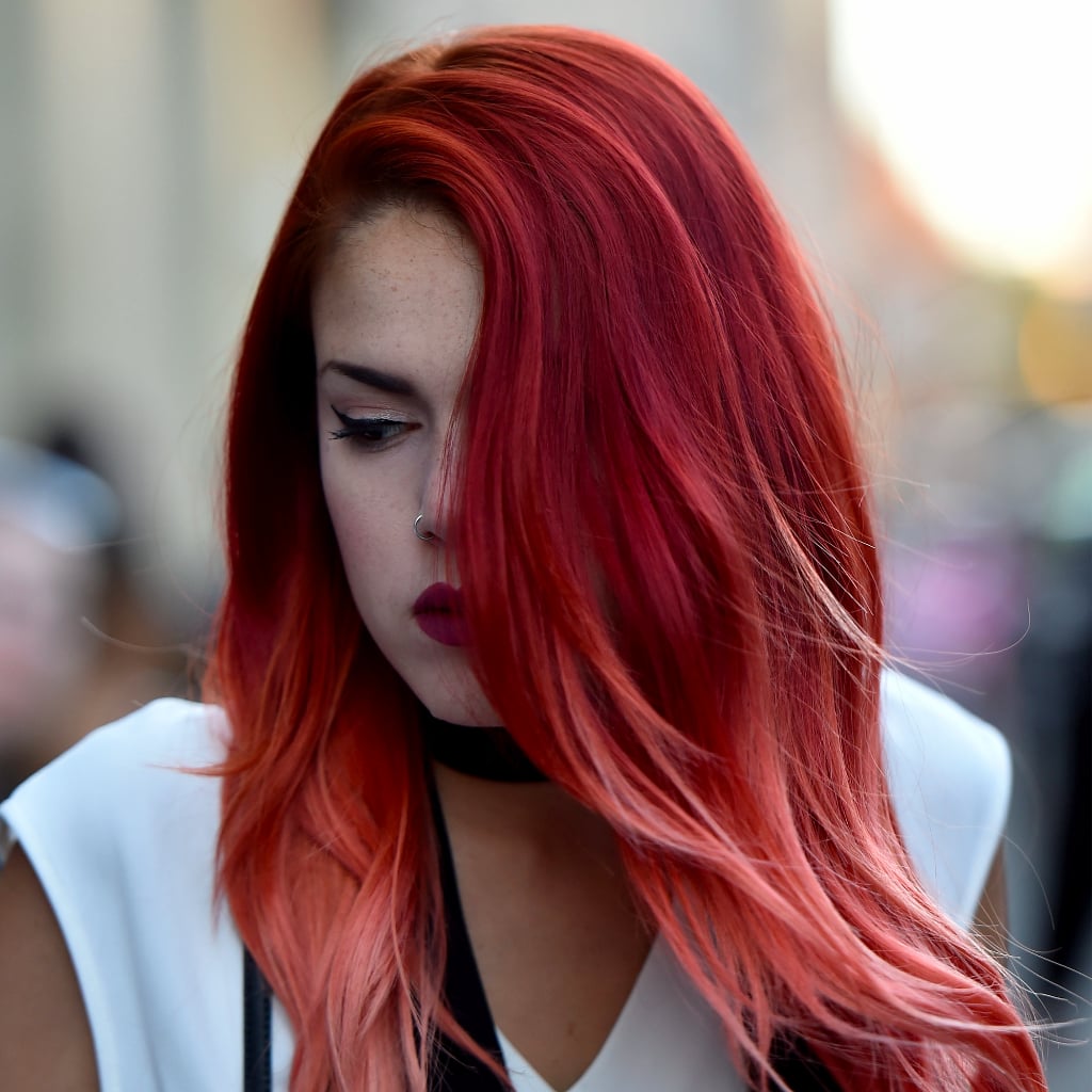Rainbow Hair At Fashion Week Popsugar Beauty