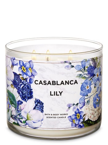 Bath Body Works Casablanca Lily 3 Wick Candle 53 New Bath