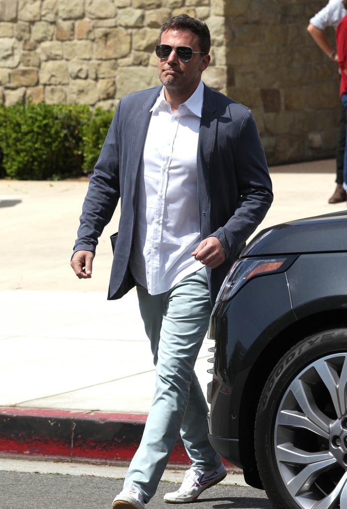 Ben Affleck and Jennifer Garner at Church on Easter 2019