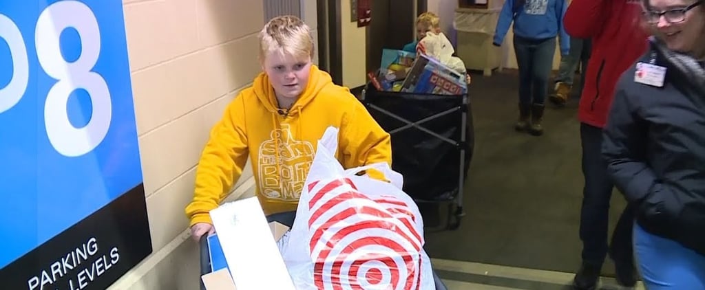 Boy Collects Cans For Sick Kids