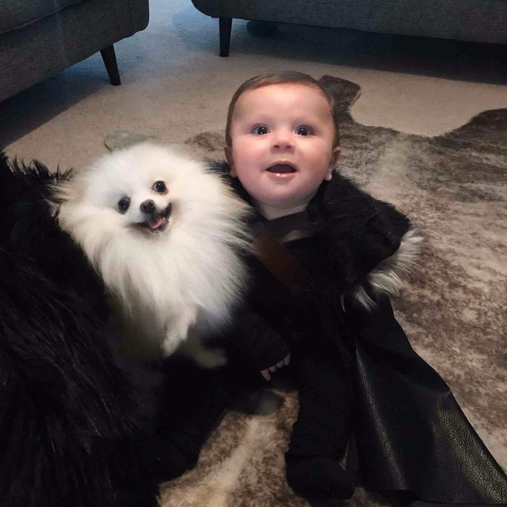 Jon Snow and Ghost Baby Halloween Costume