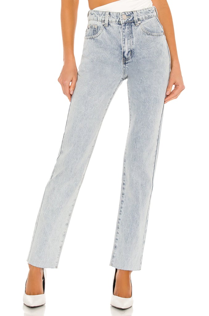 Light Wash Jeans: Superdown Dylan Straight Denim Jean