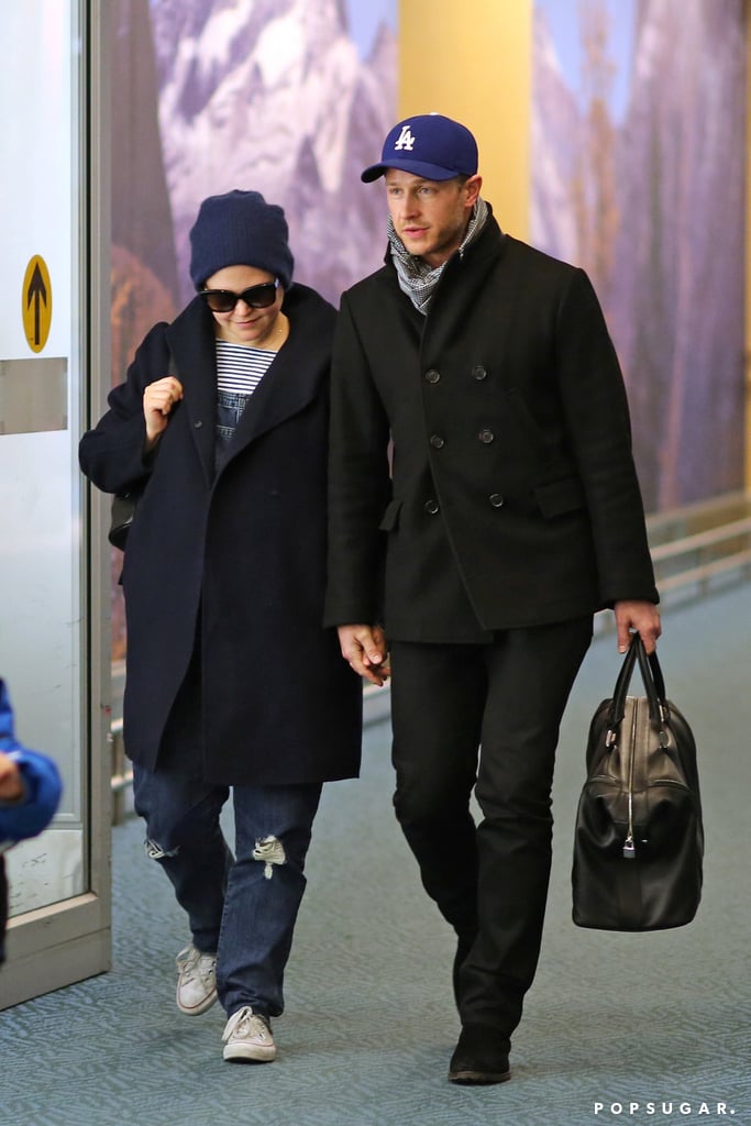 Ginnifer Goodwin and Josh Dallas Hold Hands in Vancouver