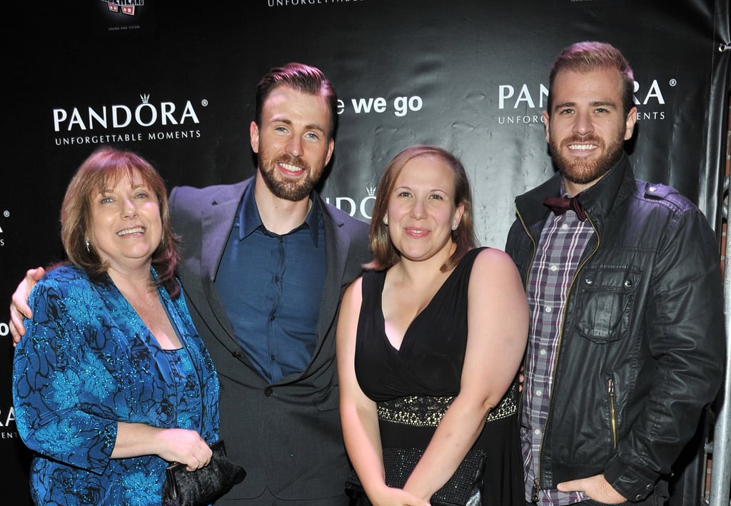 Chris and Scott With Mom Lisa and Sister Carly at the Pandora Reception in 2014